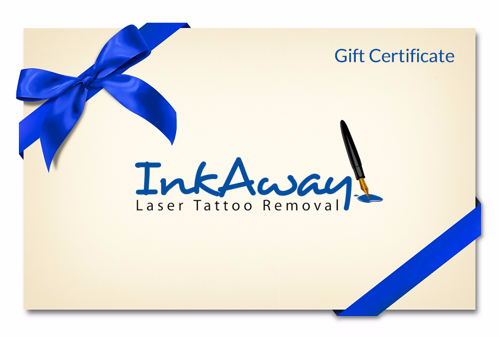 Gift Certificate InkAway Laser Tattoo Removal
