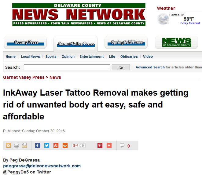 delaware-county-news-network-article-on-inkaway-tattoo-removal-in-philadelphia